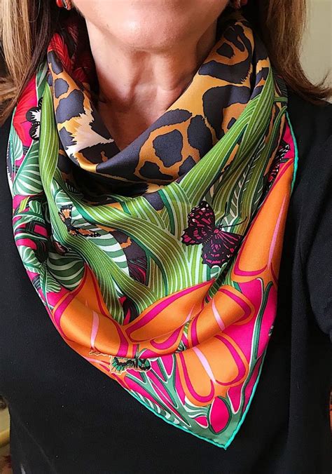 hermes passiflora scarf|hermes scarves for women.